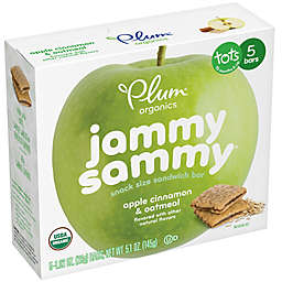 Plum Organics™ Kids Jammy Sammy 5-Pack Apple Cinnamon & Oatmeal Sandwich Bar