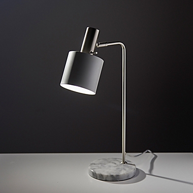 ADESSO&reg; Emmett Desk Lamp in Brushed Steel. View a larger version of this product image.