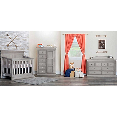 Baby Cache Vienna 4-in-1 Convertible Crib in Ash Grey. View a larger version of this product image.