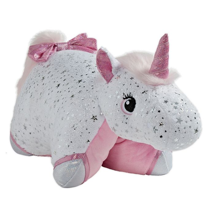 white unicorn plush toy