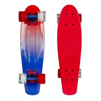Kryptonics&trade; Patriot Torpedo Skateboard in Red/White/Blue