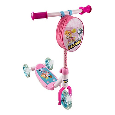 PlayWheels PAW Patrol&trade; Light Up 3-Wheel Scooter in Pink. View a larger version of this product image.