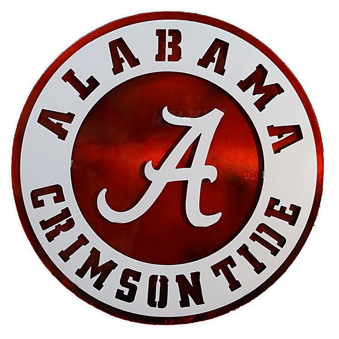 University of Alabama 18Inch x 18Inch Crest Vintage