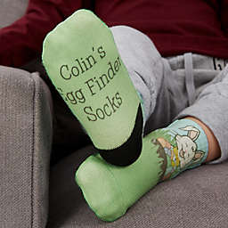 Hoppy Easter Personalized Toddler Socks