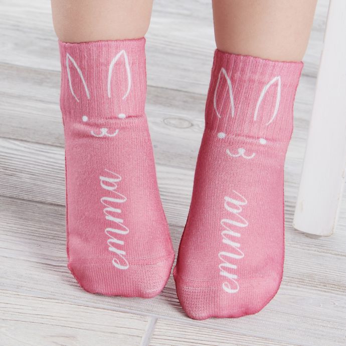 Baby Bunny Personalized Toddler Socks Bed Bath Beyond