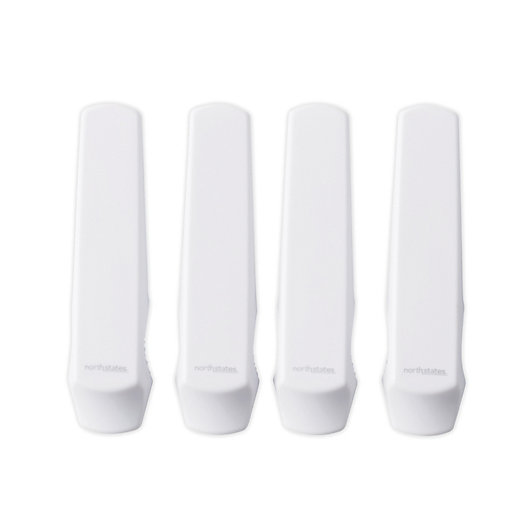 Alternate image 1 for Toddleroo by North States® 4-Pack Window and Door Wedge Locks in White