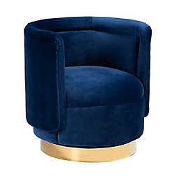 Baxton Studio™ Ernest Velvet Swivel Accent Chair