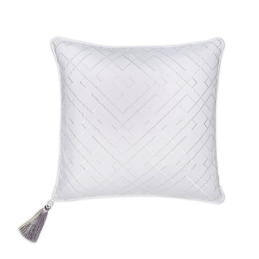 Alternate image 1 for Ted Baker London® Trellis Square Throw Pillow in White