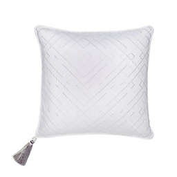 Ted Baker London® Trellis Square Throw Pillow in White