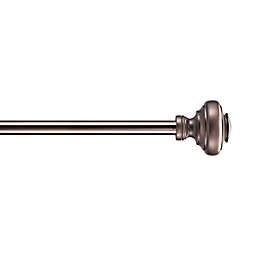 Cambria® Classic Doorknob 18 to 36-Inch Single Curtain Rod Set in Oil-Rubbed Bronze