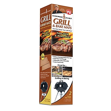 Copper Chef&trade; Nonstick Grill Mat (Set of 2). View a larger version of this product image.