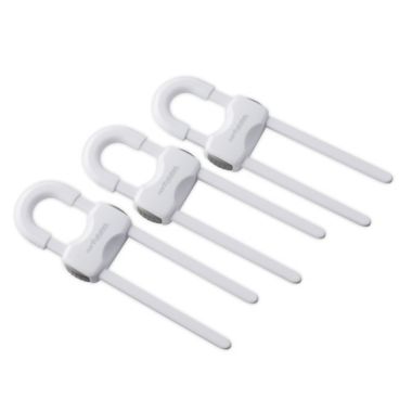 Toddleroo by North States&reg; 3-Pack Sliding Cabinet Safety Locks. View a larger version of this product image.