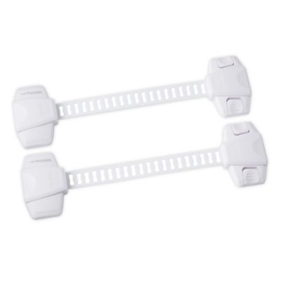 Toddleroo by North States&reg; 2-Pack Adjustable Strap Locks in White