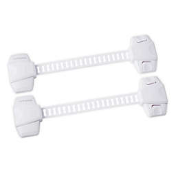 Toddleroo by North States® 2-Pack Adjustable Strap Locks in White