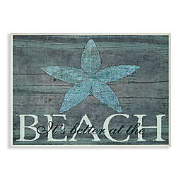 Better At The Beach Starfish Framed Wall Art Collection
