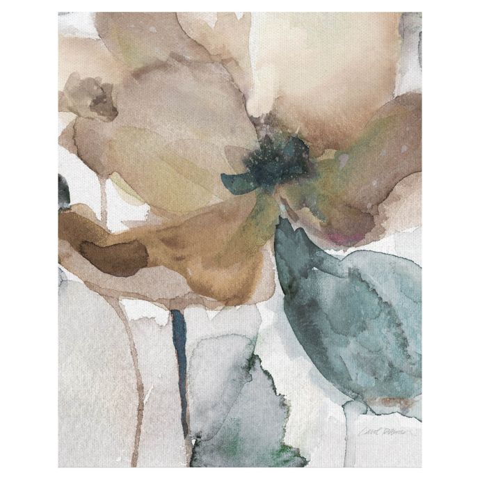 Watercolor Poppy Wall Art Collection | Bed Bath & Beyond