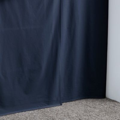 Solid Navy Twin XL Extra-Long Dorm Bed 