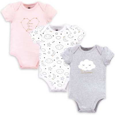 Hudson Baby® 3-Pack Dreamer Bodysuits 