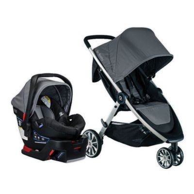 how to fold britax b lively stroller