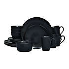 Alternate image 0 for Noritake&reg; Black on Black Snow Coupe16-Piece Dinnerware Set