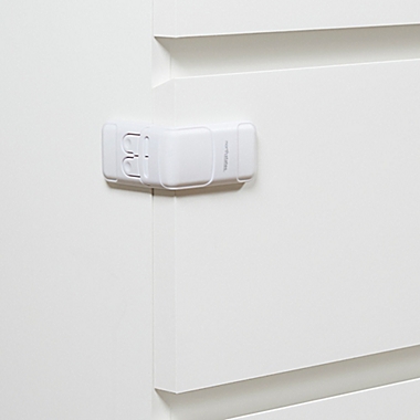 Toddleroo by North States&reg; 2-Count Corner Drawer Locks in White. View a larger version of this product image.