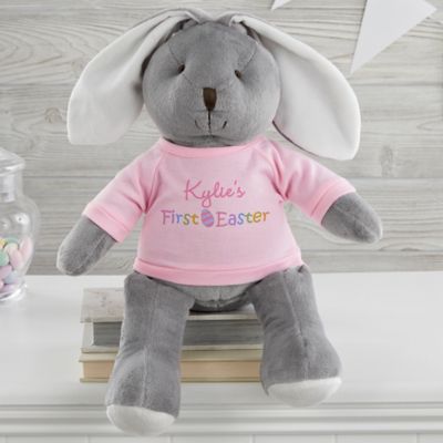 Baby's My First Easter Basket Playset Stuffed Plush Cartoon Bunny Toys For Kids