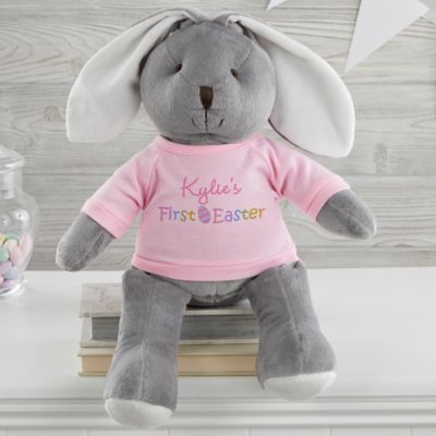 personalized plush bunny