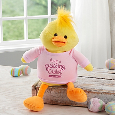 undefined | Personalized Quacking Plush Duck