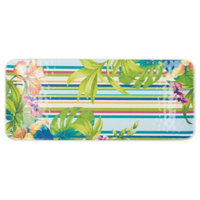 colorful serving trays