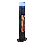 EnerG+&trade; Freestanding Infrared Electric Outdoor Heater in Black
