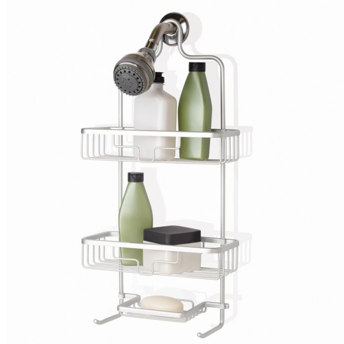 NeverRust® Aluminum Shower Caddy in Satin Chrome Bed Bath and