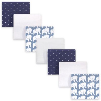 blue receiving blankets