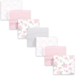 Hudson Baby® 7-Pack Flannel Receiving Blankets in Pink
