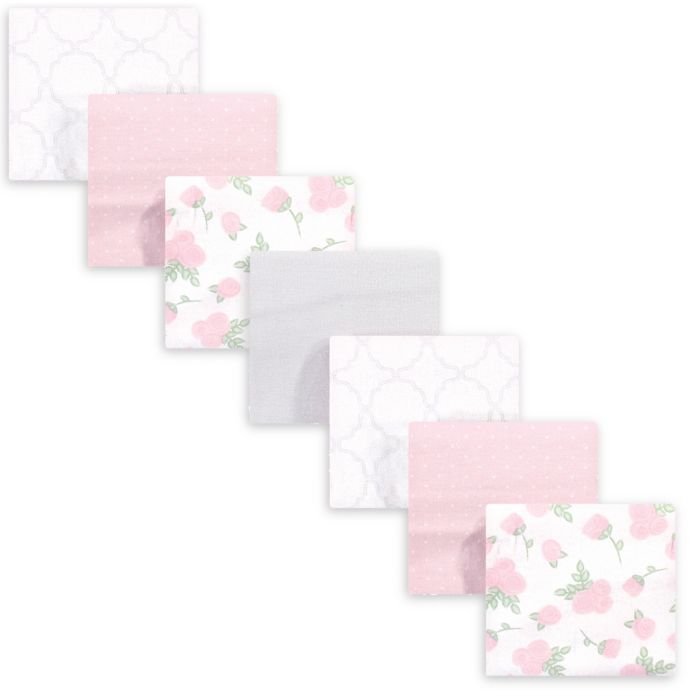 Hudson Baby® 7Pack Flannel Receiving Blankets in Pink Bed Bath & Beyond