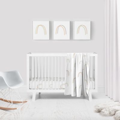 rainbow crib bedding