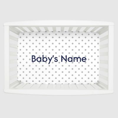 personalized fitted crib sheets