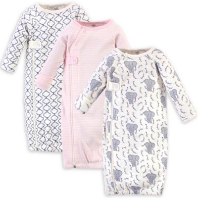 touched by nature baby gown