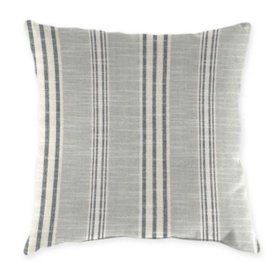 Jordan Manufacturing Striped Square Indoor/Outdoor Throw Pillows (Set of 2)