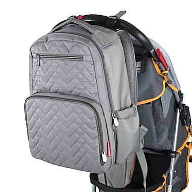FP QUILTED MORGAN SIGNATURE BACKPACK GREIGE. View a larger version of this product image.