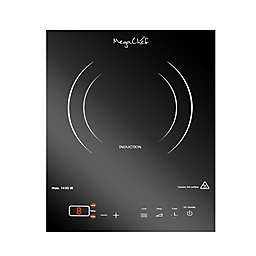 MegaChef Single Induction 1400-watt Countertop Cooktop in Black