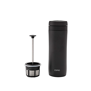 ESPRO 12 oz. Coffee Travel Press in Matte Black. View a larger version of this product image.