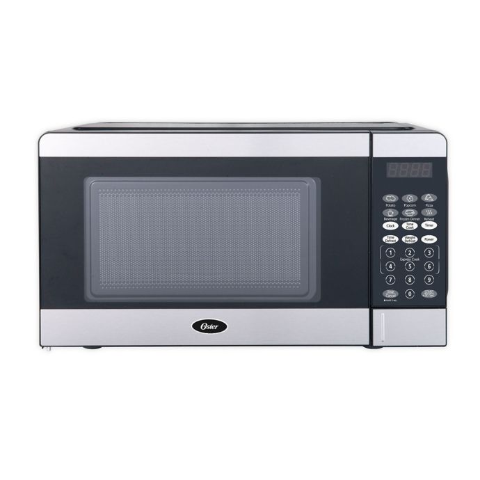 Oster 0 7 Cu Ft Stainless Steel Microwave Oven Bed Bath Beyond