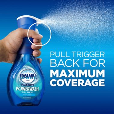 Dawn Ultra Platinum Powerwash Dish Spray Bundle w/ 16 oz. Bottle and Refill in Fresh Scent. View a larger version of this product image.