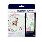 Alternate image 2 for Itzy Ritzy&reg; Itzy Milestones&trade; Floral Blanket Gift Set in White