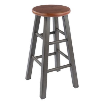 Ivy Stool Bed Bath Beyond, 24 Inch Oak Bar Stools With Back Support