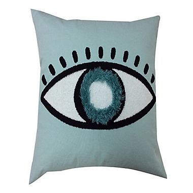 Global Caravan Nazar Tufted Square Throw Pillow. View a larger version of this product image.