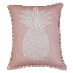 Albina Pineapple Oblong Throw Pillow in Pink