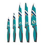 NFL Miami Dolphins 5-Piece Stainless Steel Knife Set