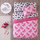 Alternate image 2 for Kute Kids Shimmering Glitter Unicorn 3-Piece Full Comforter Set in Pink