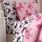Alternate image 3 for Kute Kids Shimmering Glitter Unicorn 3-Piece Full Comforter Set in Pink